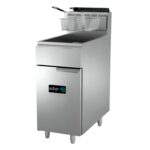 Asber AEF-4050-S-E Freidora a Gas 1 Tina 3 Quemadores Acero Inoxidable Freidora Industrial A Gas 1 Tina 3 Quemadores 4050 lbs ASBER AEF-4050-S-E