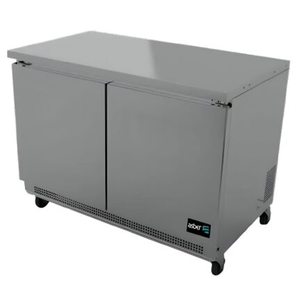 ASBER AUTR-36 HC Mesa Refrigerada Bajo Mostrador 2 Puertas Solidas 9.8 Pies