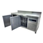 Mesa Refrigerada De Trabajo 60 Cm Profundidad Con Lambrin 10 Cm ASBER ASTR-60 HC Asber ASTR-60 HC Mesa Refrigerada 2 puertas Solidas 9 Pies3 Acero Inoxidable 