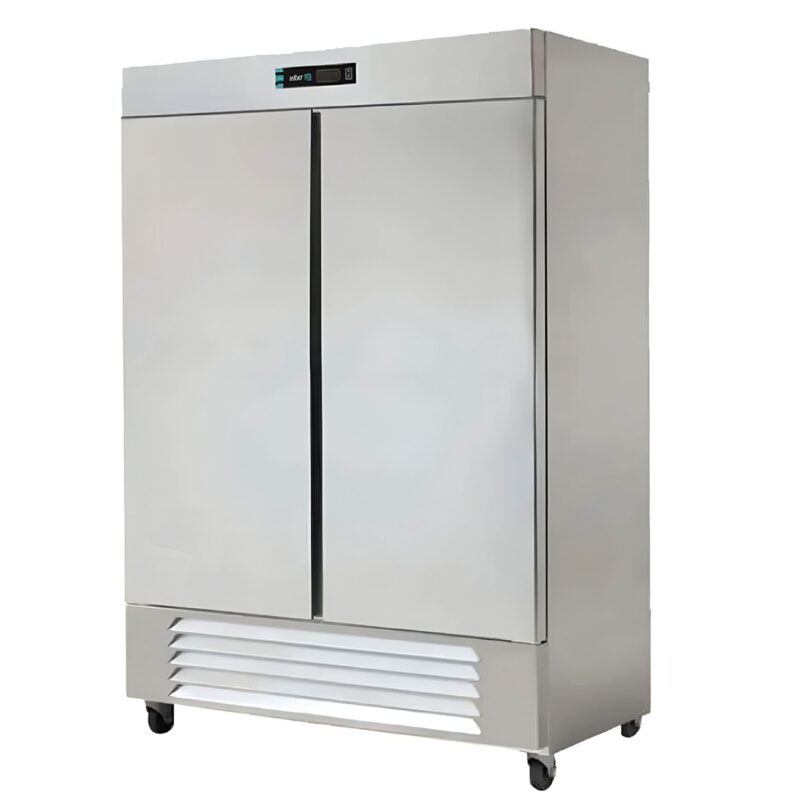 Congelador Industrial Vertical 2 Puertas Solidas Asber ARF-37 HC Asber ARF-37 HC  Congelador 2 Puertas Solidas 37 Pies³ Acero Inoxidable Congelador 2 Puertas Sólidas 37 Pies Acero Inoxidable