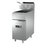 Freidora Industrial A Gas 1 Tina 3 Quemadores 50 lbs ASBER AEF-50-S Asber AEF-50-S Freidor recuperación rápida