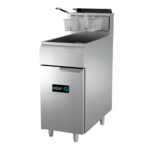 Freidora Industrial A Gas 1 Tina 4 Quemadores 75 lbs ASBER AEF-75-S Asber AEF-75-S Freidora de Inmersión a Gas 4 Quemadores Acero Inoxidable