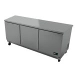 Mesa Refrigerada Bajo Mostrador 3 Puertas Solidas ASBER AUTR-72 HC