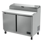 Mesa Refrigerada De Preparacion De Pizza 6 Insertos Asber APTP-46 HC