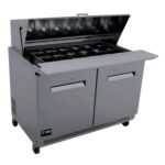 Mesa Refrigerada De Preparacion Mega Top 18 Insertos Asber APTM-48-18 HC