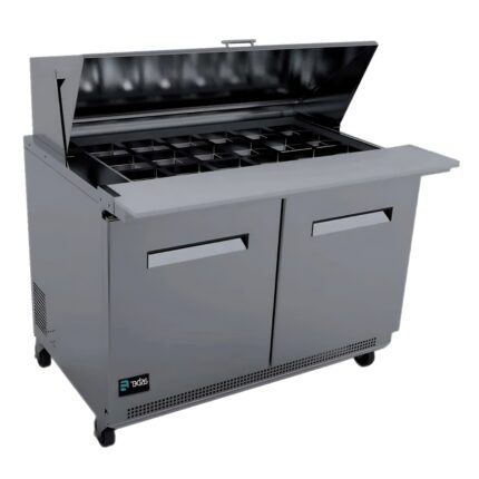 Mesa Refrigerada De Preparacion Mega Top 18 Insertos Asber APTM-48-18 HC