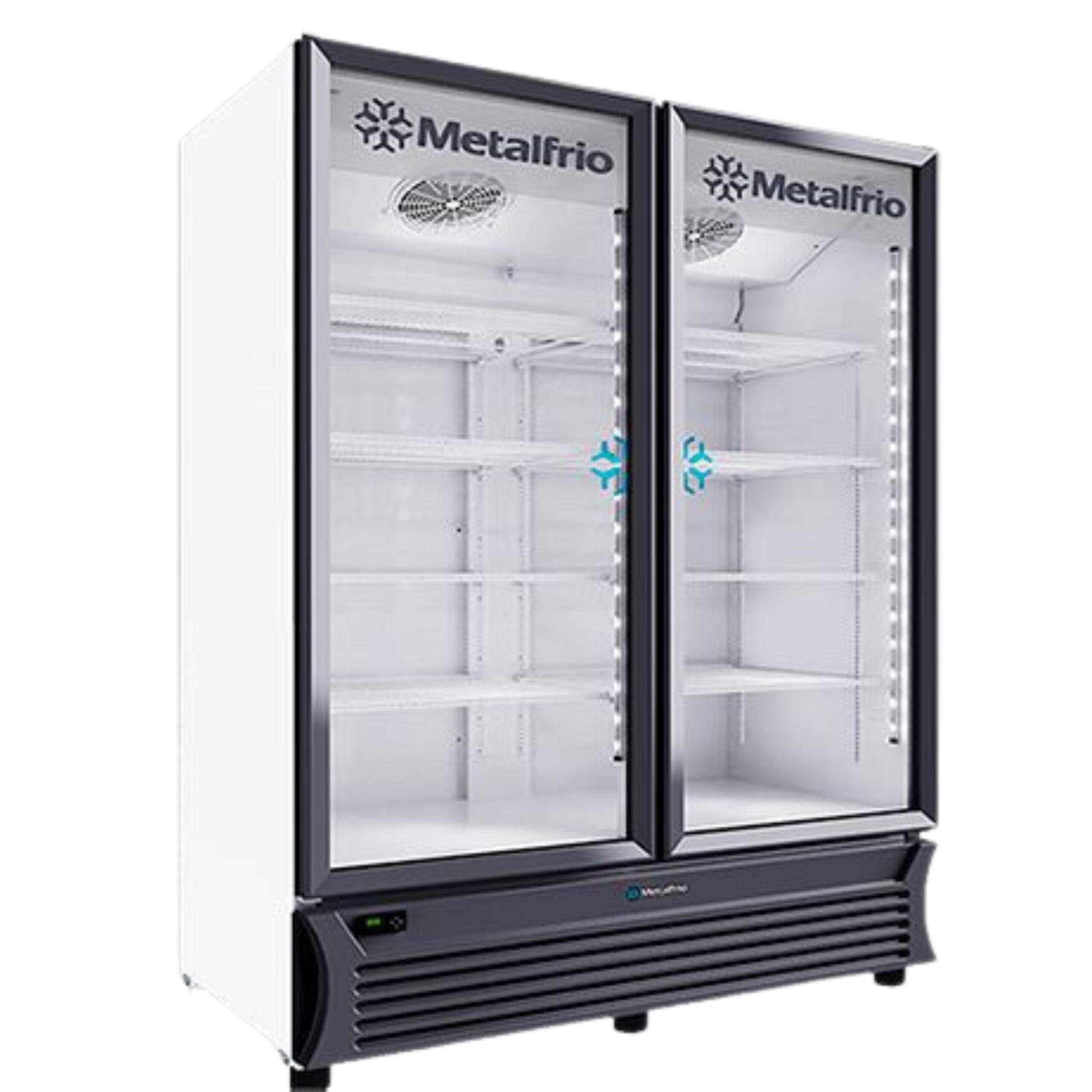 METALFRIO RB800 Refrigerador Industrial 2 puertas de Cristal de 42 ft³ METALFRIO 