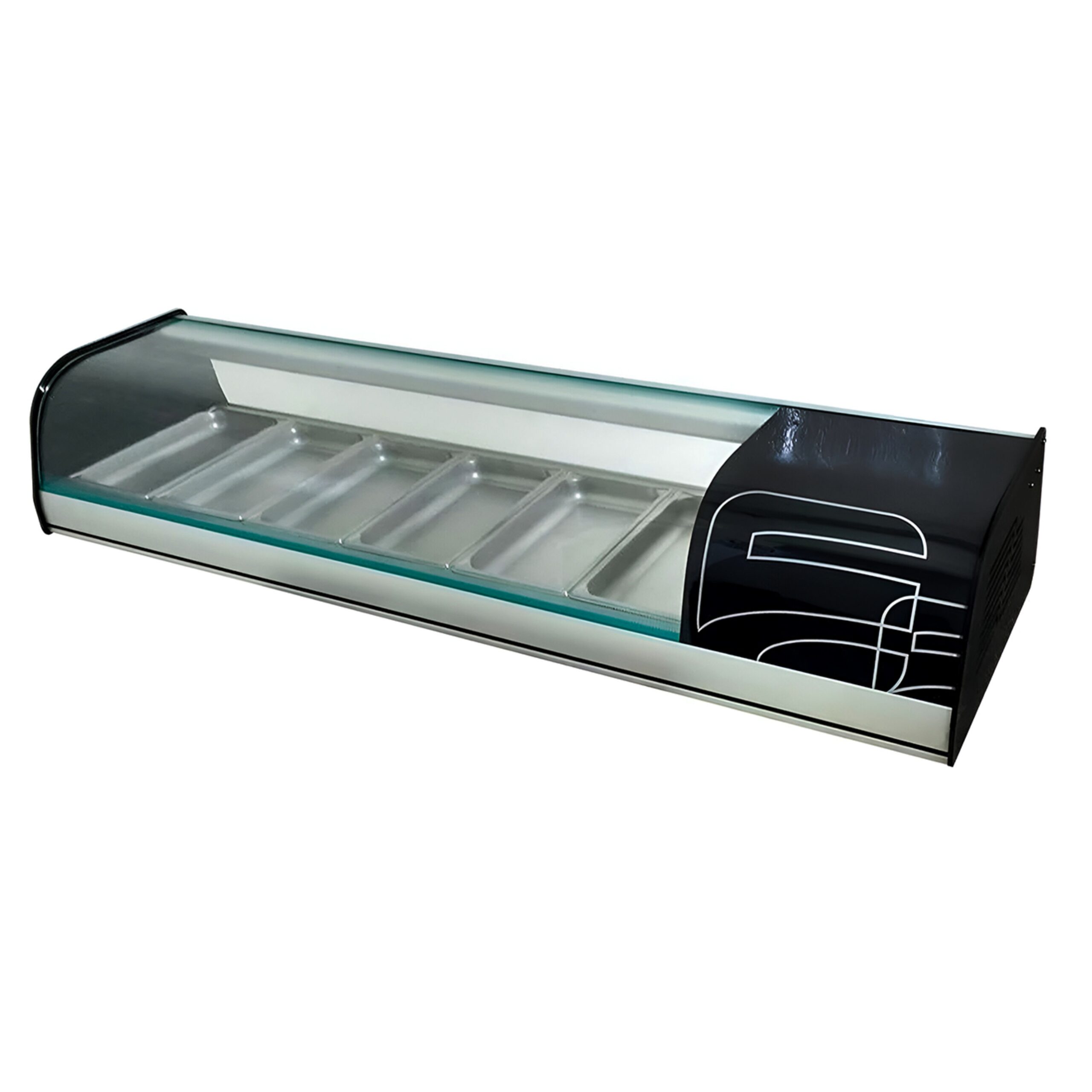 Vitrina Para Sushi Refrigerada Horizontal Sobre Mostrador ASBER ACTC-55 HC