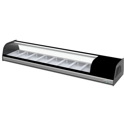 Vitrina Para Sushi Refrigerada Horizontal Sobre Mostrador ASBER ACTC-69 HC