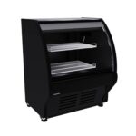 Vitrina exhibidora de cristal curvo 99 cm METALFRIO VCM-100