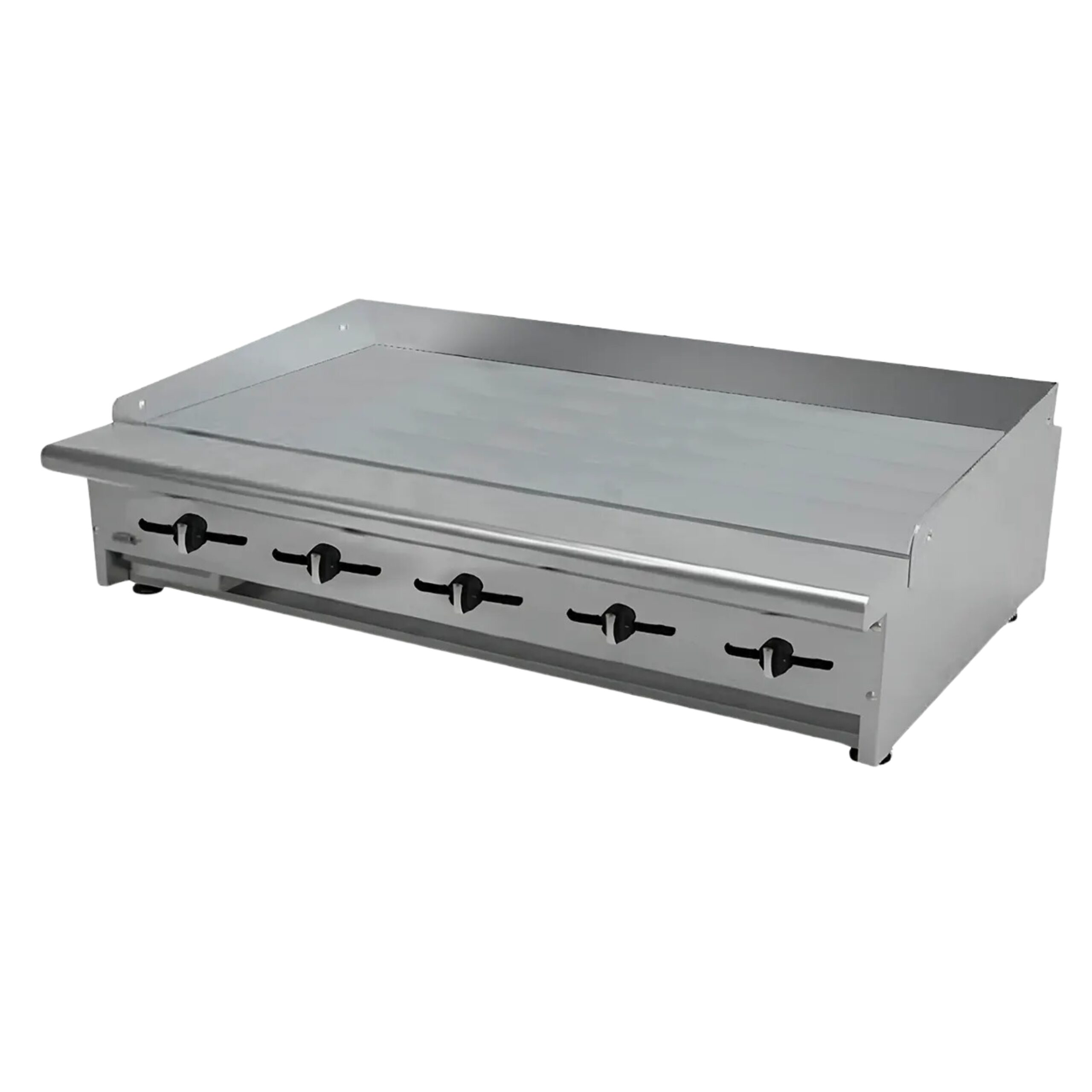 Asber AEMG-60-H Plancha Lisa a Gas con Placa de 34″ 5 Quemadores Plancha Industrial Lisa A Gas Placa 1″ ASBER AEMG-60-H