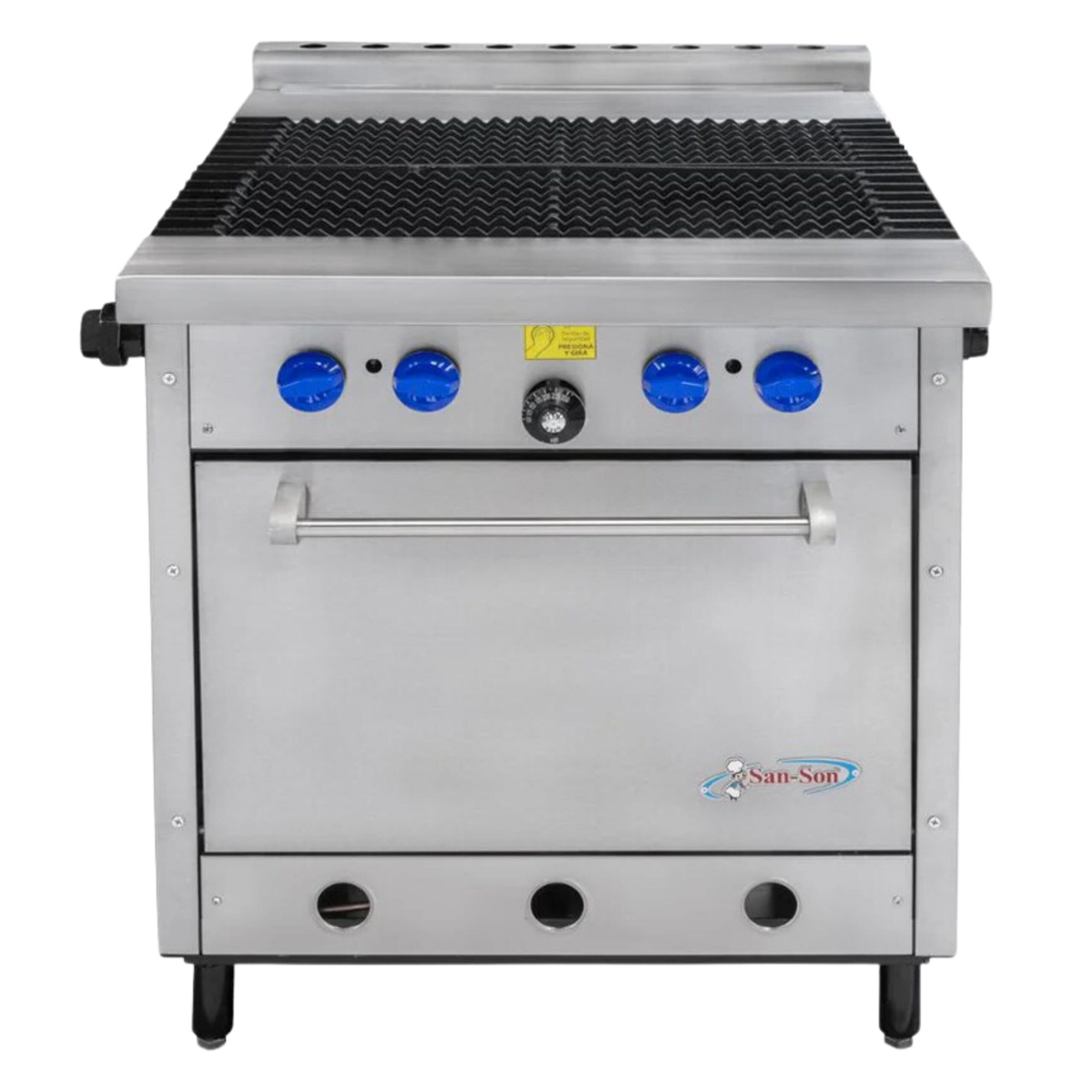 SAN-SON ZH-701-4 Estufa Heavy Duty de 4 Quemadores a Gas SAN-SON
