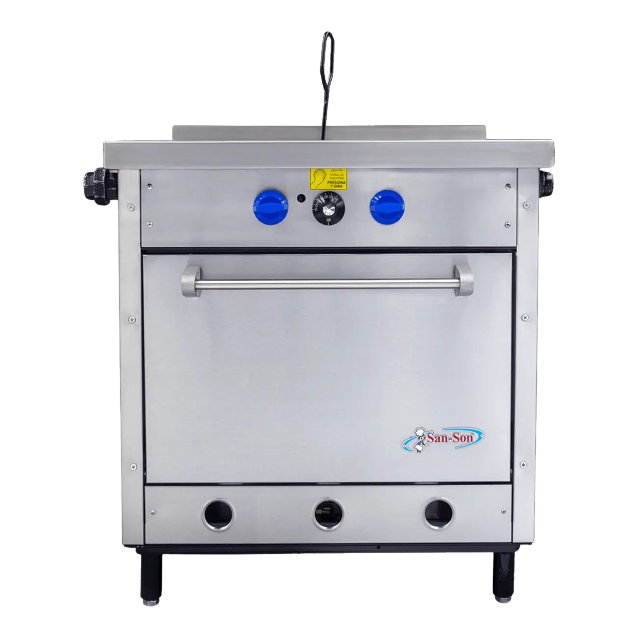SAN-SON ZH-703 Estufa con Plancha Tipo Francesa Heavy Duty de 2 Quemadores a Gas SAN-SON 