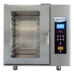SANSON HSC U Horno Conveccion de Gas Acero Inoxidable 10 Insertos Horno De Convección Industrial Para 10 Charolas Banquetero Computarizado Con Base SAN-SON Hsc-U