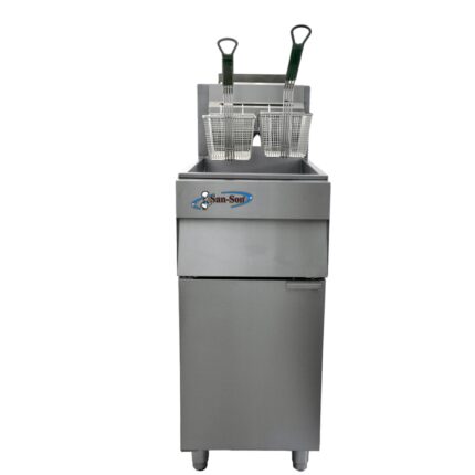 SANSON SS-35 Freidor Profesional Freidora Industrial 2 Canastillas 3 Quemadores 20 Litros SAN-SON Ss-35