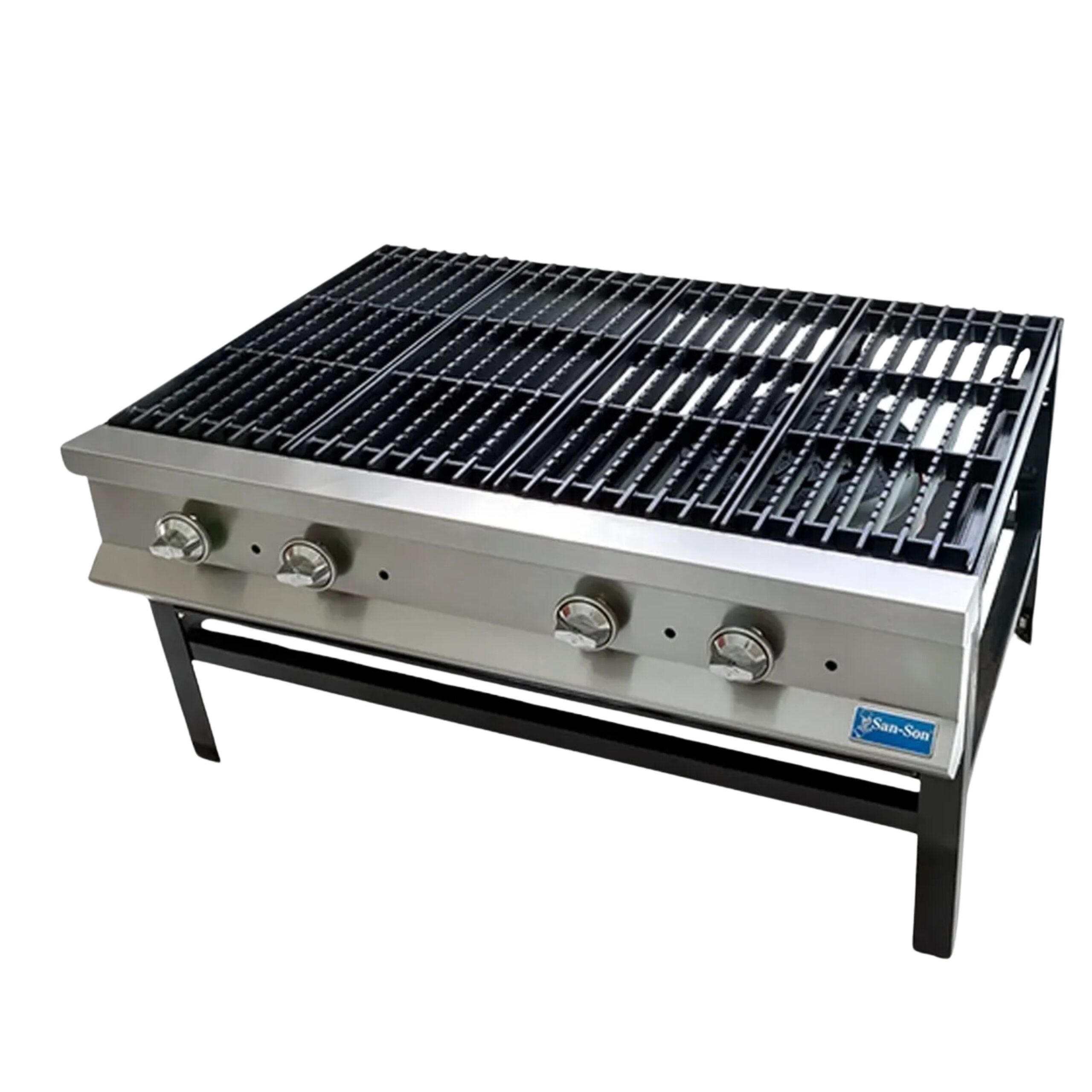 SAN-SON SSF2 Fogón Heavy Duty de 2 Secciones con Quemadores Duales a Gas SAN-SON