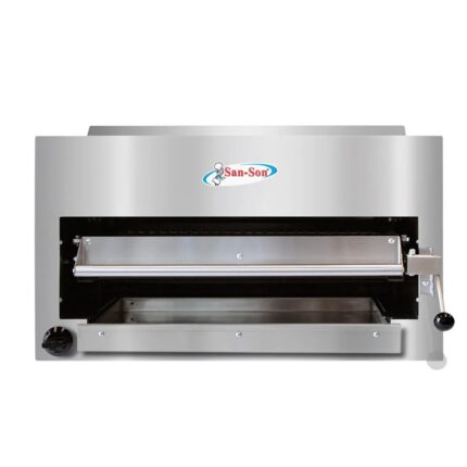 SANSON ZCOLGANTE Salamandra Colgante de Quemador Infrarrojo Acero Inoxidable Salamandra Cocina Gratinador 88 Cm Infrarojo Posicion Variable SANSON Zcolgante