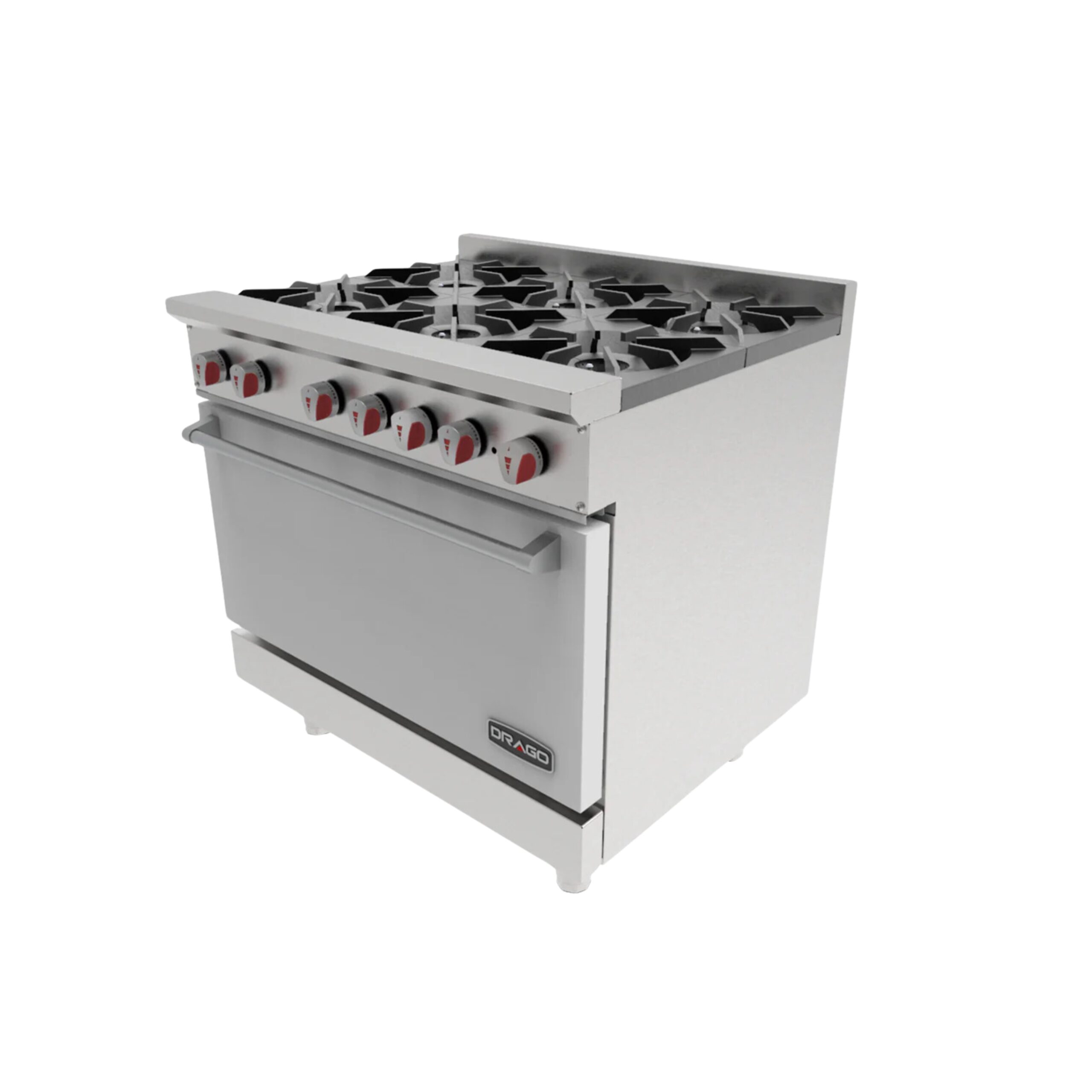 DRAGO CG-61 Estufa con 6 quemadores y horno