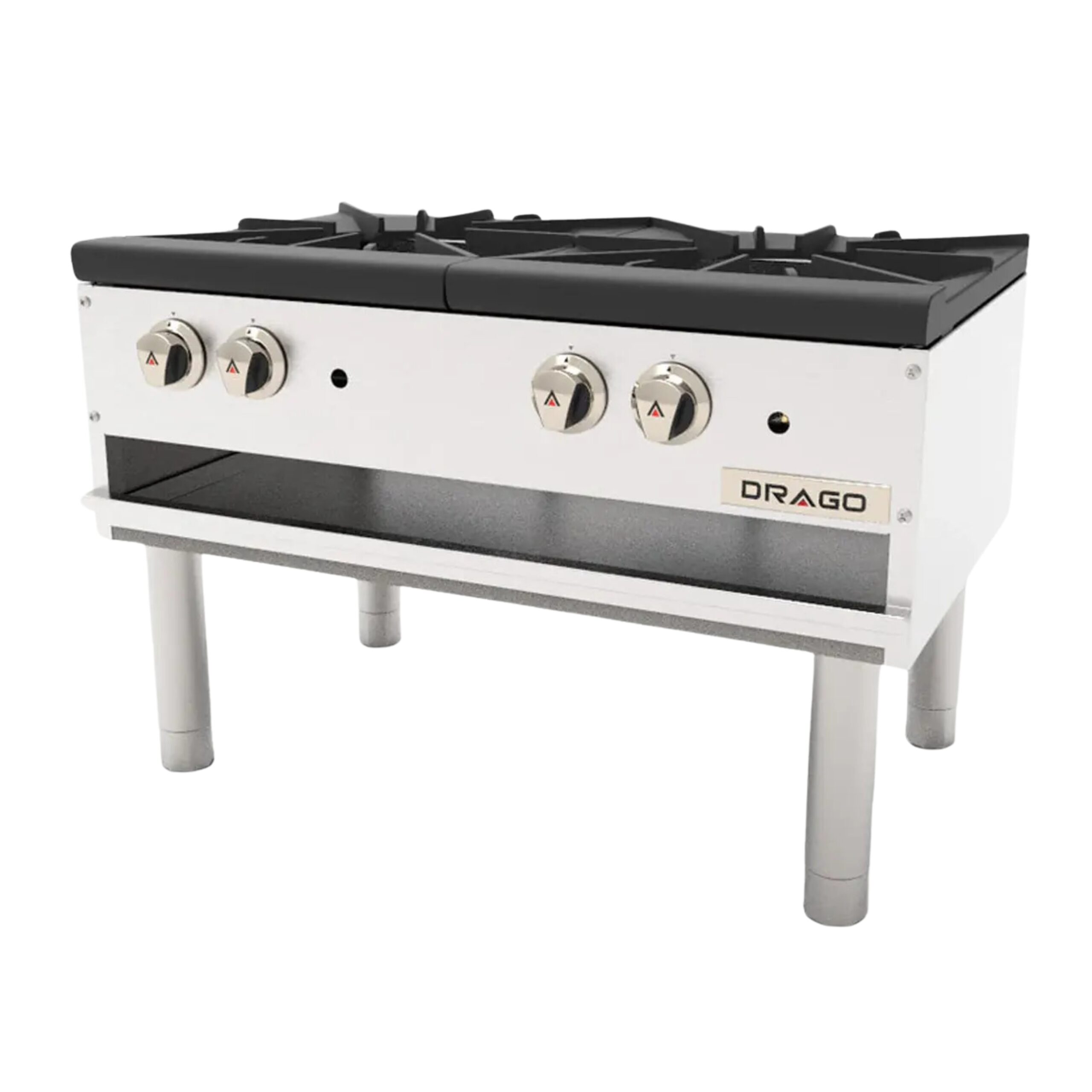 DRAGO Estufon GNFO-02-HSH de 2 secciones horizontal patas largas gas natural drago GNFO-02-HSH