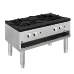 DRAGO Estufon GPFO-02-HSH de 2 secciones horizontal patas largas gas propano DRAGO GPFO-02-HSH