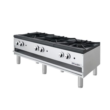 DRAGO Estufon GPFO-03-HLH de 3 secciones horizontal patas cortas propano DRAGO GPFO-03-HLH