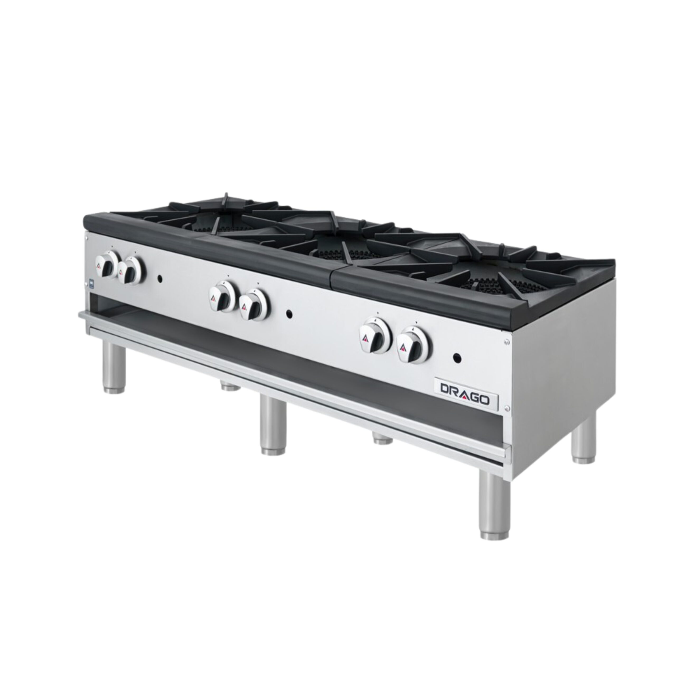 DRAGO Estufon GPFO-03-HLH de 3 secciones horizontal patas cortas propano DRAGO GPFO-03-HLH