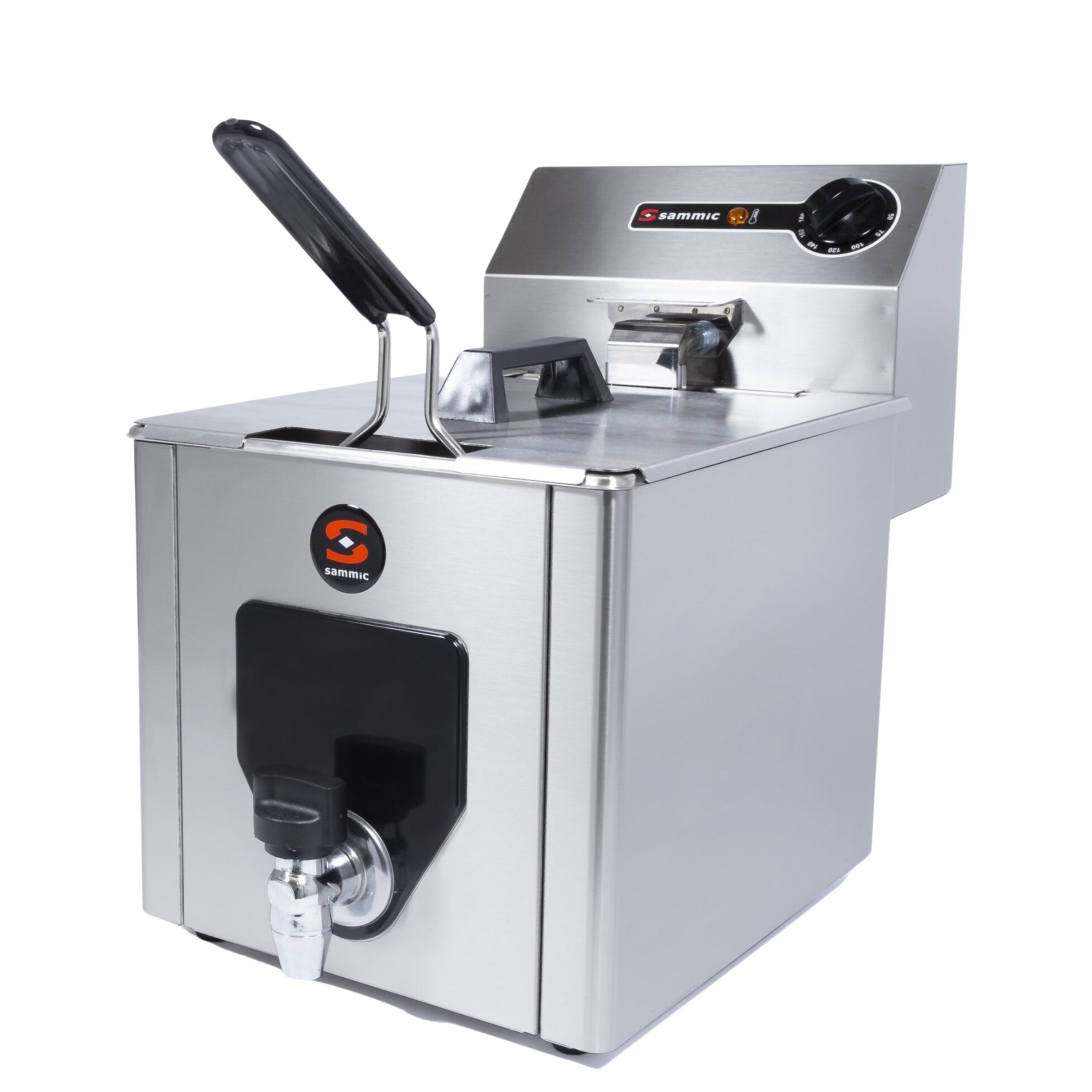  SAMMIC Freidora industrial PF-10 Freidora eléctrica con cuba de 8 litros. Modelo monofásico