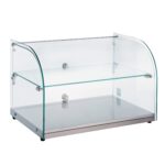 MIGSA RTZ-45L Vitrina Exhibidora Neutra Cristal Curvo