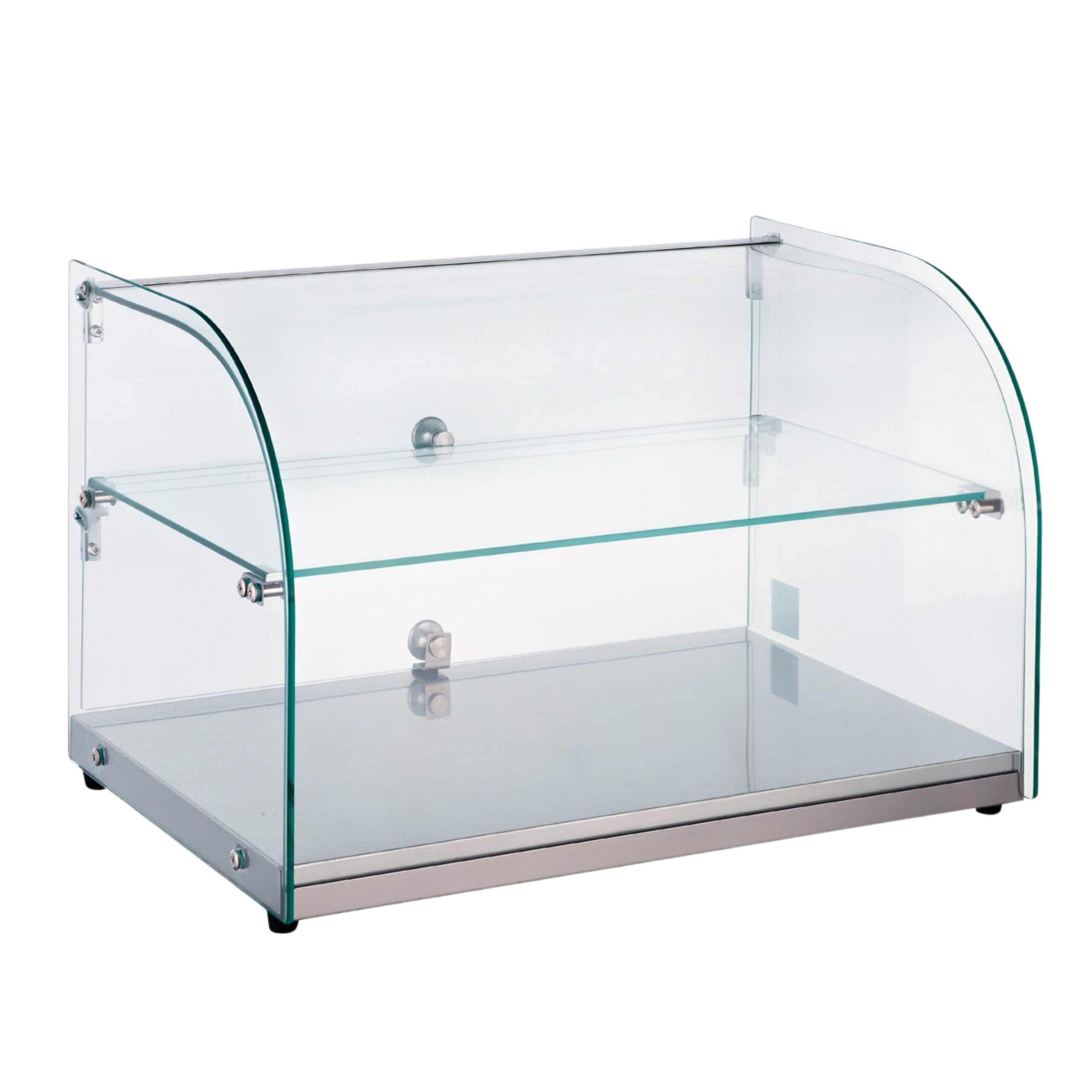 MIGSA RTZ-45L Vitrina Exhibidora Neutra Cristal Curvo