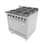 CORIAT Estufa Eléctrica con Horno y 6 Platos MÁSTER CORIAT EC-6-HG-E
