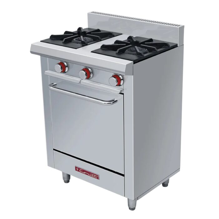 CORIAT Estufa con 2 Quemadores y Horno PETIT CORIAT EC-2-HM