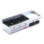 CORIAT Estufa con 3 Quemadores y Plancha PETIT CORIAT EC-3-GRILL MESA