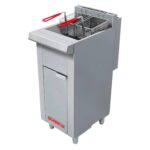 CORIAT Freidora con 1 Tina de 16 L a Gas MÁSTER CORIAT TURBO 16-2Q