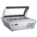 MIGSA Base Congelada Para Helados De 4 Insertos De Sobre Mesa Con Tapa MIGSA RTD-67L