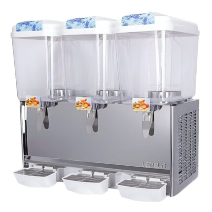 MIGSA Enfriador De Aguas Frescas 3 Tanques Tipo Fuente (Spray) MIGSA LYP-3X18