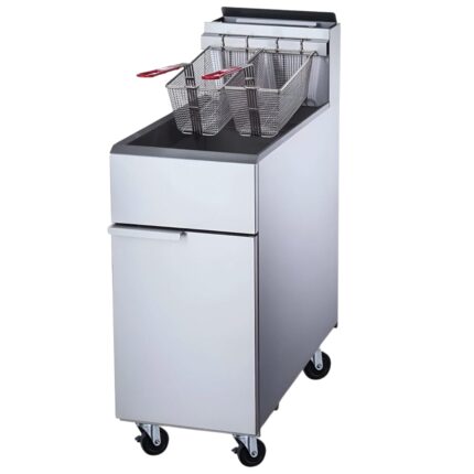 MIGSA Freidora Comercial De 3 Quemadores 18 L MIGSA MGEF-3-MG (L.P.)