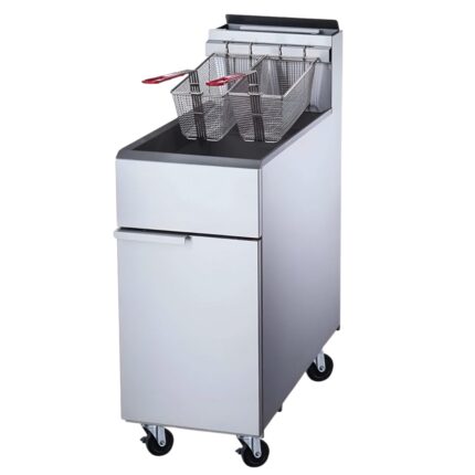 MIGSA Freidora Comercial De 4 Quemadores De 22 L MIGSA MGEF-4-MG (L.P.)