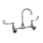 MIGSA Llave Mezcladora De 8” De Pared Con Aletas Largas ¼ De Vuelta MIGSA BXF-KW5G