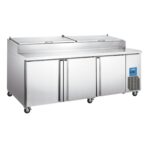 MIGSA Mesa Para Preparación De Pizza 3 Puertas MIGSA PICL3