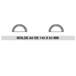 MIGSA Molde Extra Para Formadora De Quesadillas O Empanadas MIGSA A8