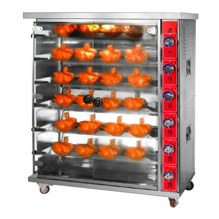MIGSA Rostizador De Pollos A Gas De 6 Varillas (24-30 Pollos) MIGSA WE32