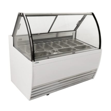 MIGSA Vitrina Exhibidora De Helados De 10 Insertos MIGSA DW-10