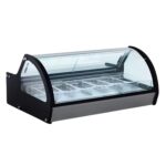 MIGSA Vitrina Exhibidora De Helados De 6 Insertos Sobre Mostrador MIGSA RTD-122L-1