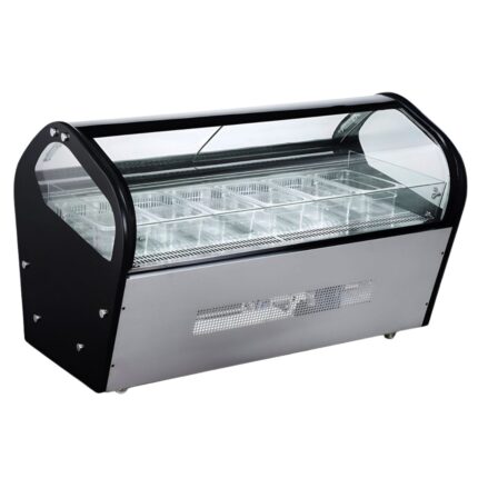 MIGSA Vitrina Exhibidora De Helados De 6 Insertos Sobre Mostrador MIGSA RTD-122L