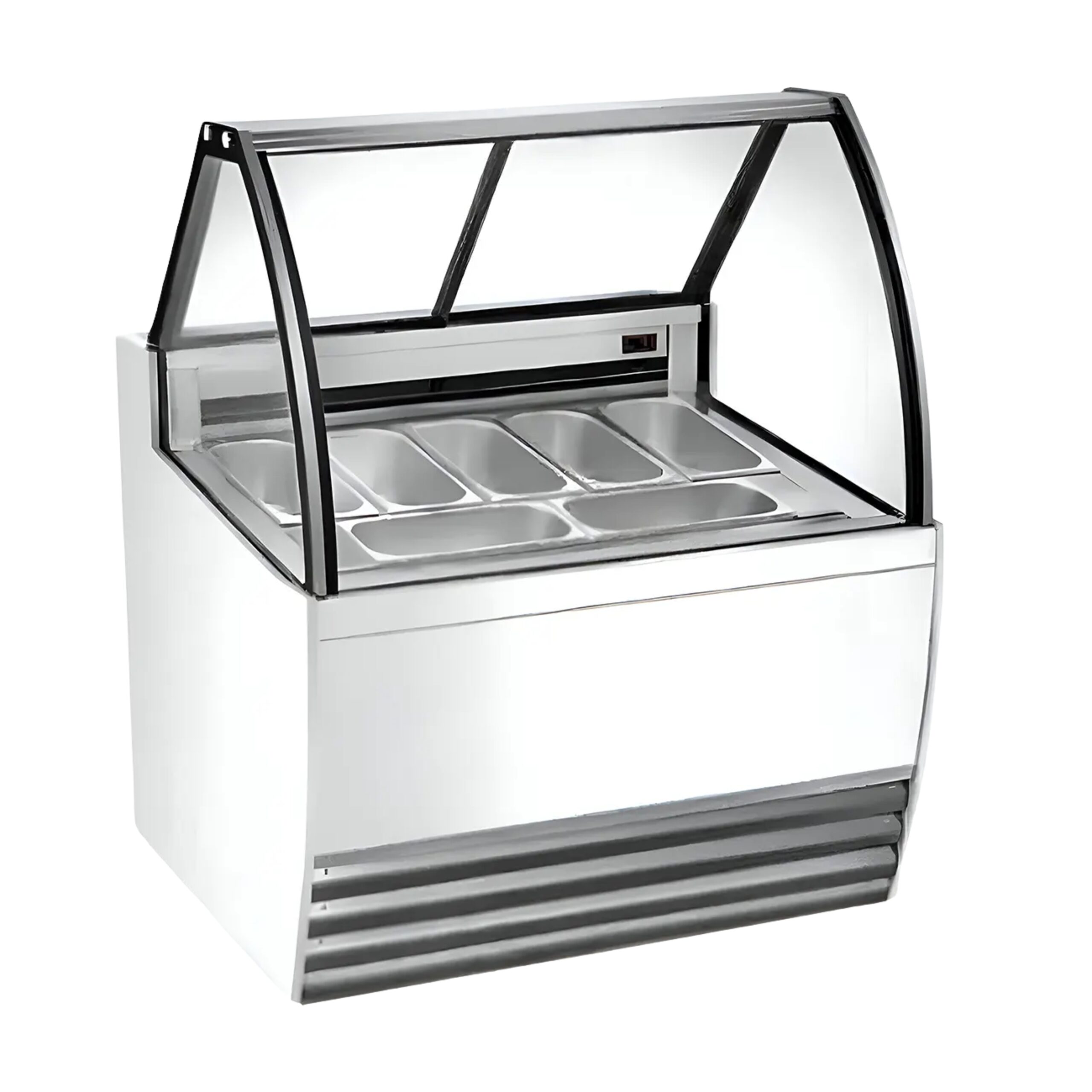 MIGSA Vitrina Exhibidora De Helados De 7 Insertos MIGSA DW-7