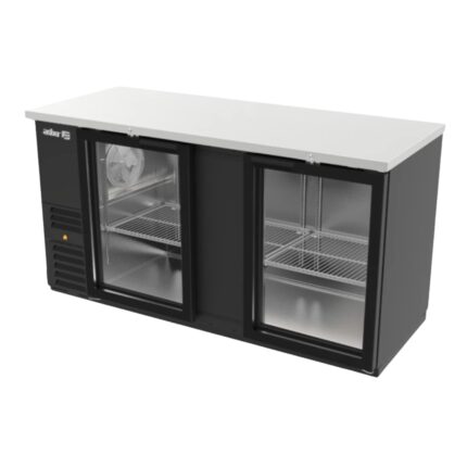 ASBER ABBC-68G HC Refrigerador Contrabarra con 2 Puertas de Cristal - 23.3 ft³ ASBER