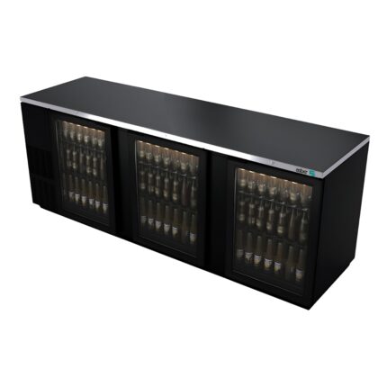 ASBER ABBC-94G HC Refrigerador Contrabarra con 3 Puertas de Cristal - 34.4 ft³ ASBER