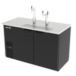 ASBER ADDC-58 HC Dispensador Refrigerado de Cerveza con 3 Grifos en Vinil ASBER