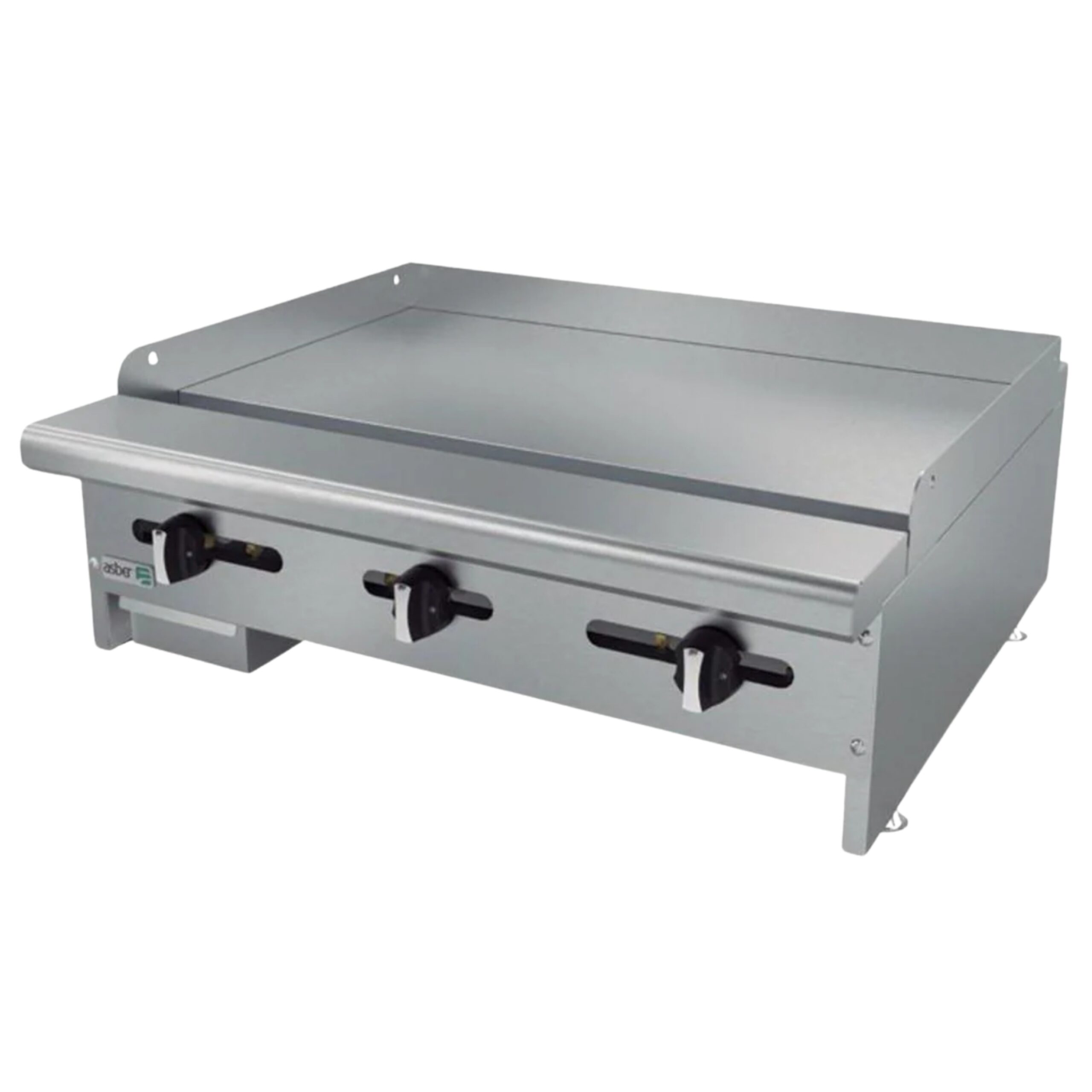 ASBER AEMG-36-H Plancha Lisa a Gas con Placa de 34” ASBER