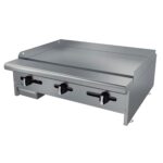 ASBER AETG-36-H Plancha Lisa Termostática a Gas con Placa de 34” ASBER